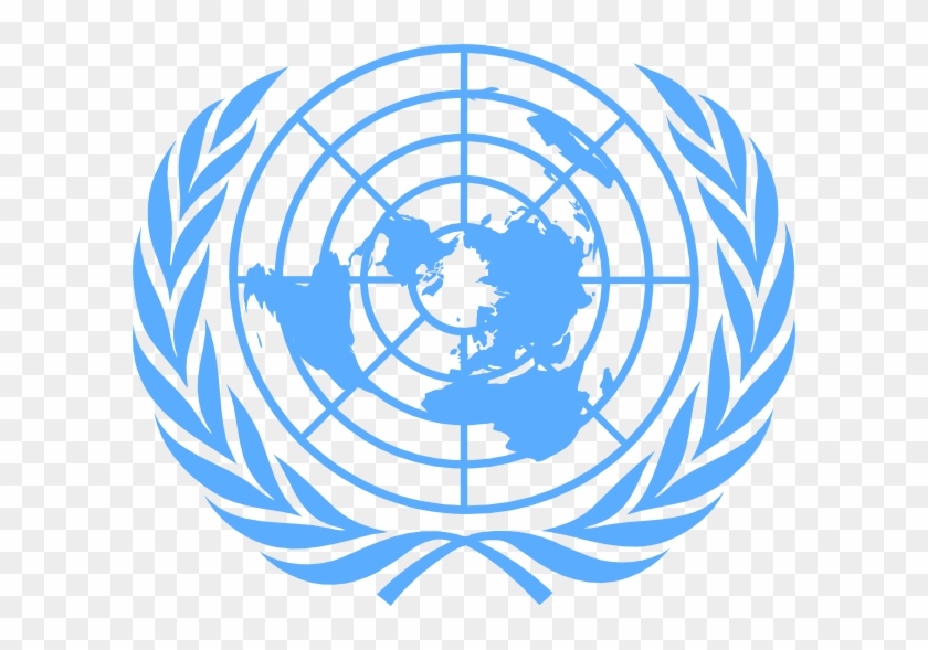 Blue Un Logo Vectorised Clip Art At Clker Com Vector - United Nations Clipart #277664