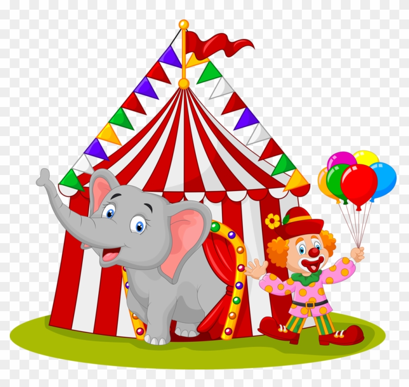 Circus Lion Clip Art - Circus Elephant Cartoon #277670