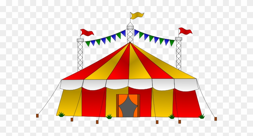 28 Collection Of Circus Tent Clipart - Cartoon Circus Big Top #277672