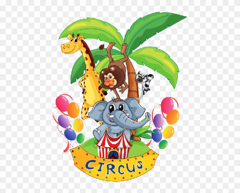 cartoon circus animals