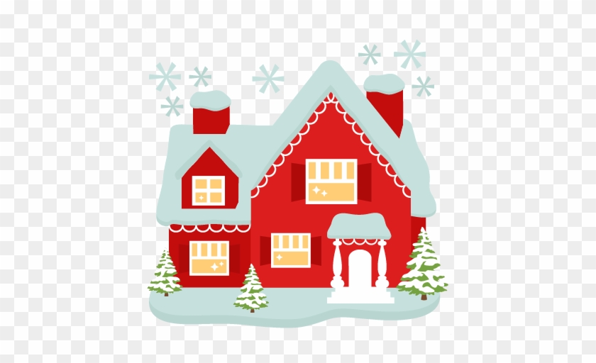 Santa's House Cut Files For Cricut Svg Cutting Files - Cute Christmas House #277719