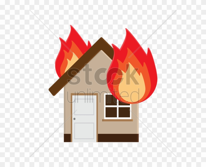 Burning House Cartoon - Burning House Clipart #277732