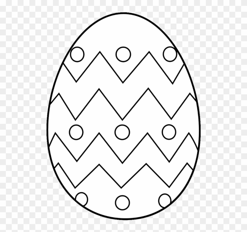 Free Egg Free Clip Art Of Egg Clipart Black And White - Easter Eggs To Colour #277827