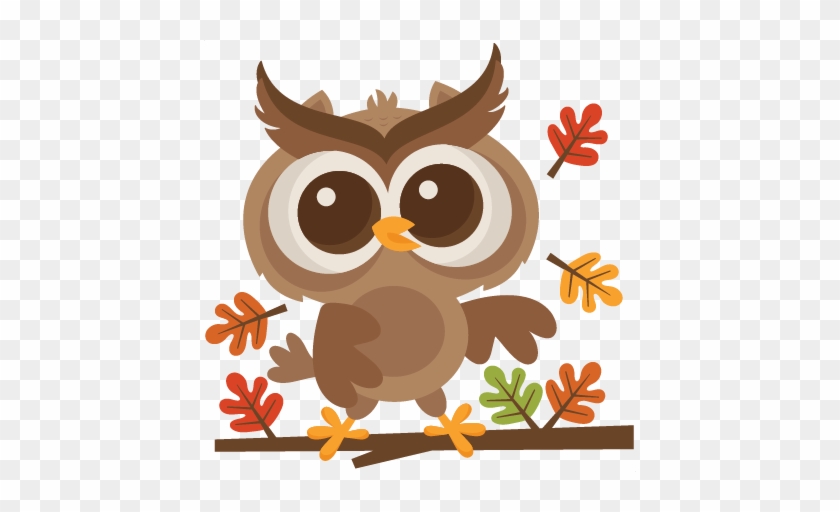 Fall Owl Svg Scrapbook Cut File Cute Clipart Files - Fall Clip Art Owl #277838