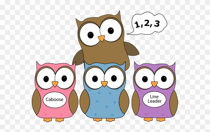 Owl Line Counter - Owls At School Clipart #277850