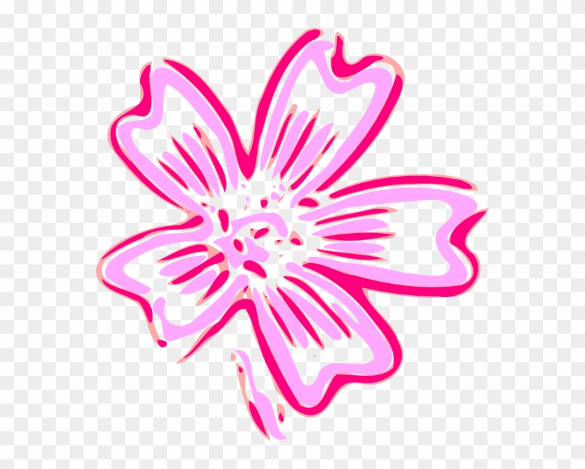 Pink Flower Clip Art - Flowers Clip Art #277968