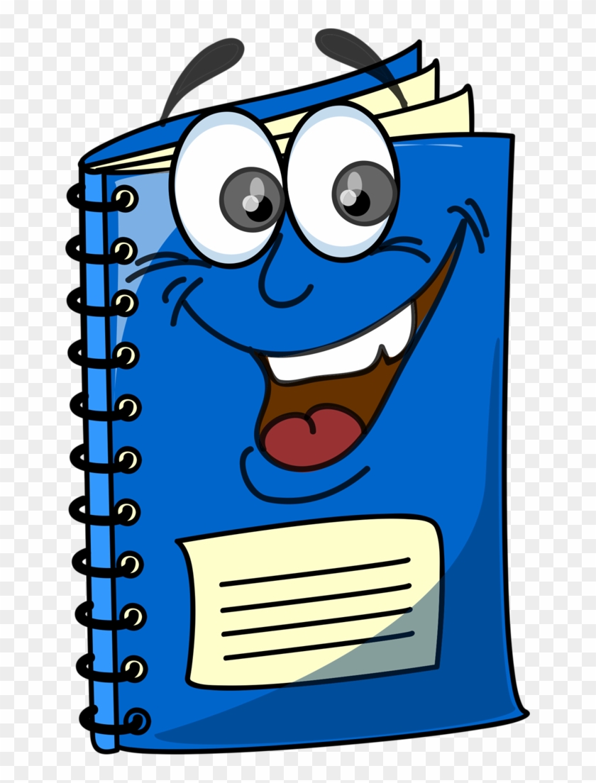Crayons Stylos - Page - Notebook With Face Clipart #278004