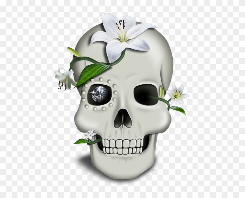 I Dedicated This Sugar Skull To My Grandma Betty Who - Skull #278048