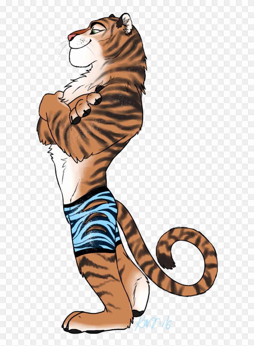 Tiger Claw Marks Clipart - Sexy Tiger Dancer #278071