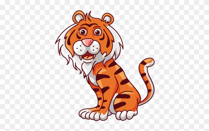 Lovely Cute Cartoon Tiger Clip Art Portfolio Categories - Tiger Cartoon Transparent Background #278074
