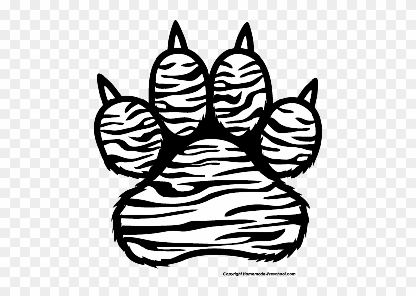 Tiger Paw Coloring Page Tigers Coloring Pages Tigerpaw Is A Psa | My ...