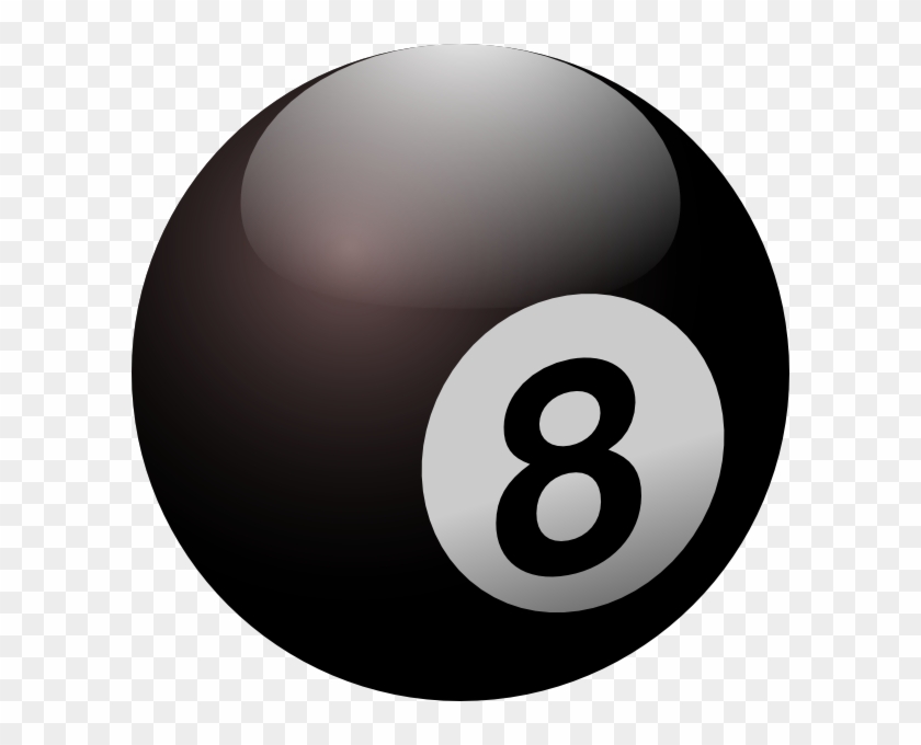 Glossy Eight Ball Clip Art At Clker - Magic 8 Ball Clipart #278080