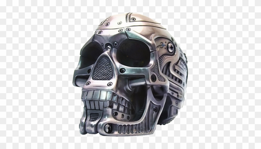 Cyborg Free Png Image - Casco Para Moto Con Craneo #278144