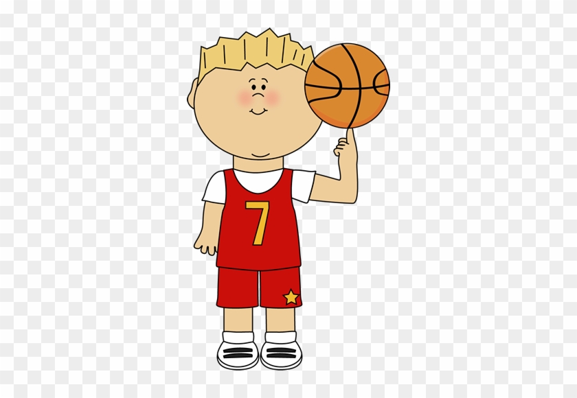 Basketball - Clipart Boy Playing Basketball #278156
