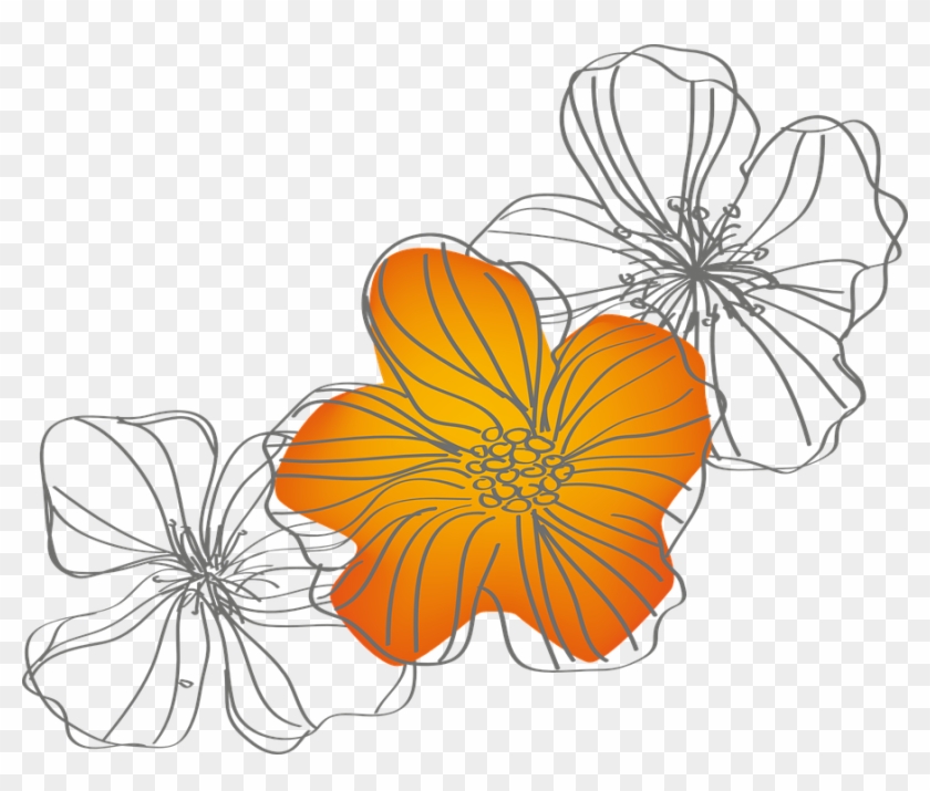 Hawaiian Flowers Cartoon 26, Buy Clip Art - Flora #278201