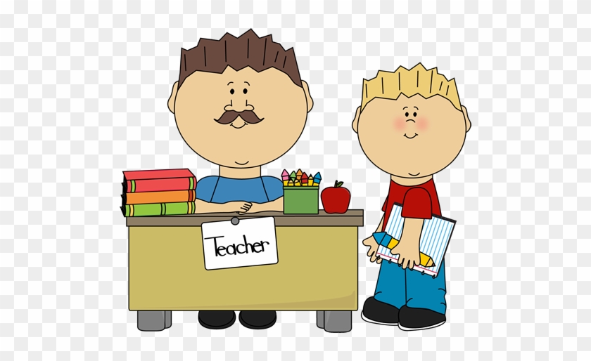 Teacher And Students Clip Art - Funny Teacher And Student #278211