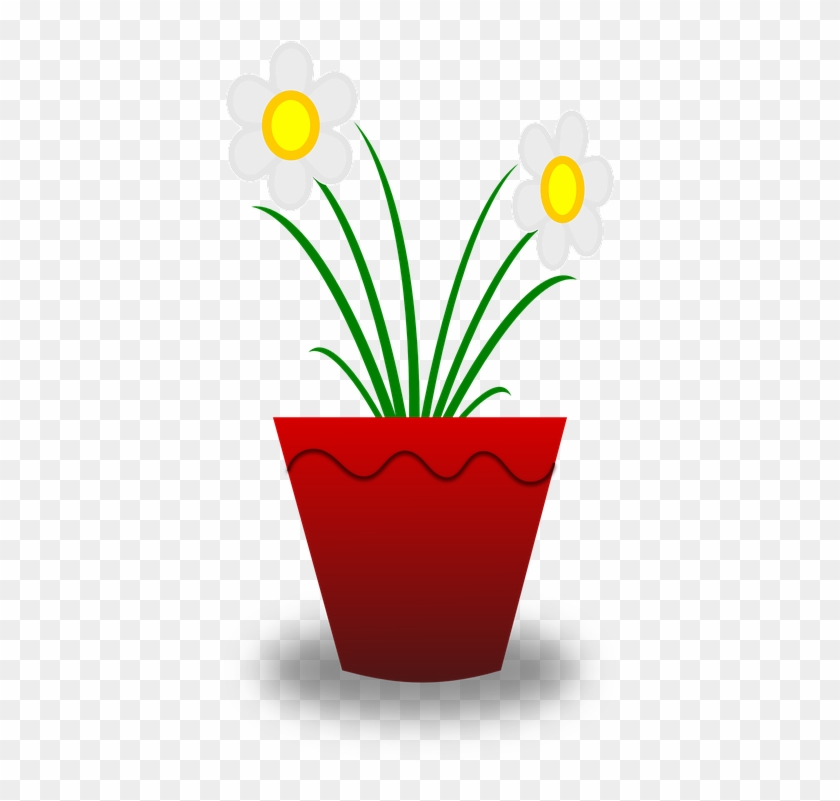 Flower Pot Clipart - Flower Growing Animated Gif #278276