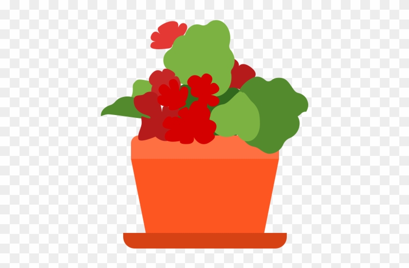 Plant In Flower Pot Icon - House #278302