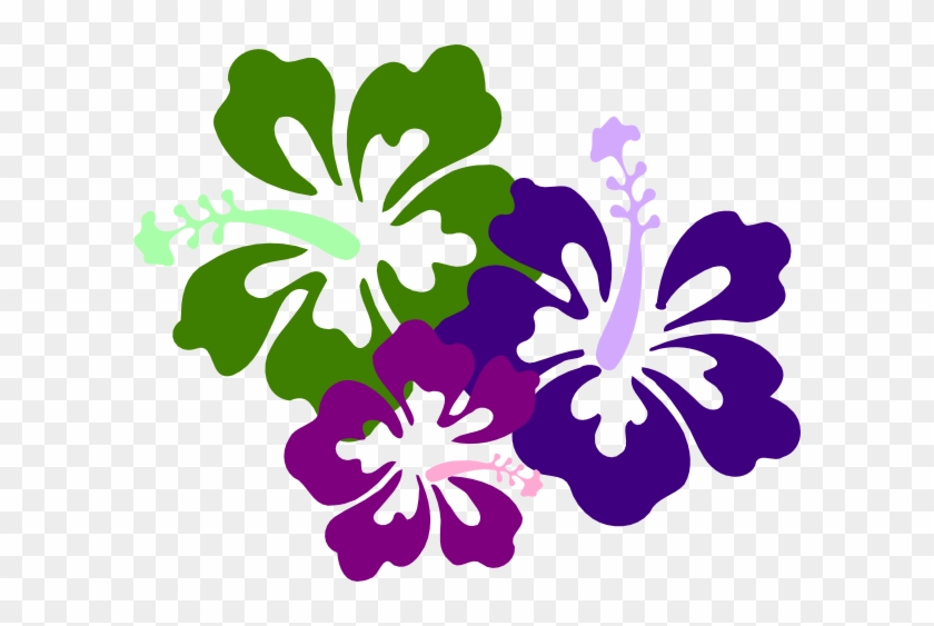 Hibiscus Trio Clip Art - Hawaii Flower #278347