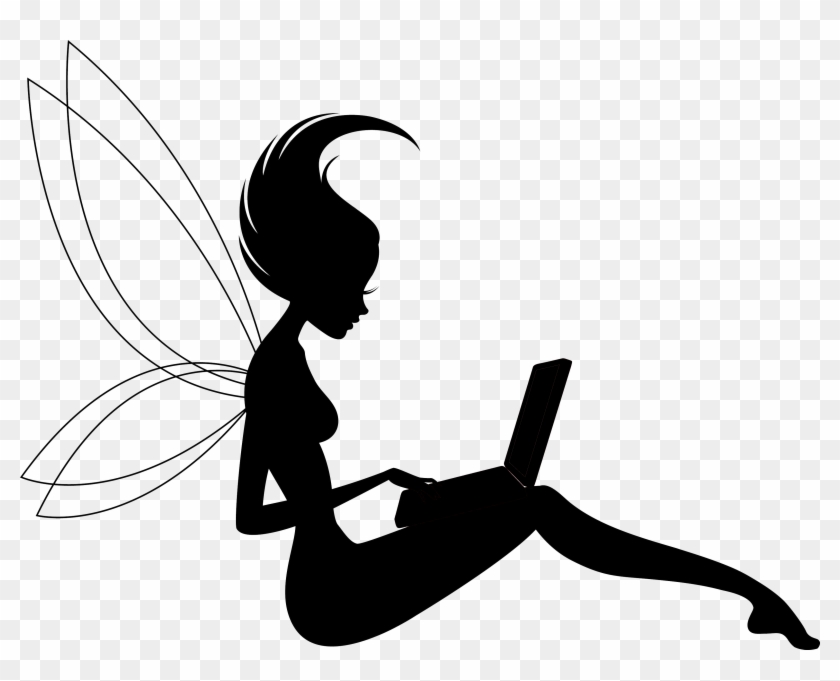 Tia Grindle - Fairy Using Computer #278434
