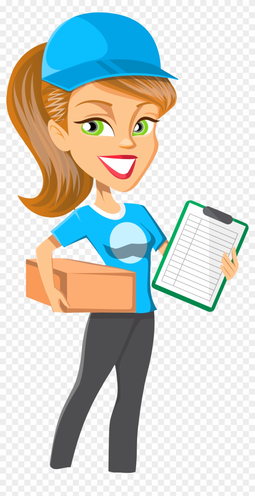 Courier Service Clip Art - Courier Service Clip Art #278465