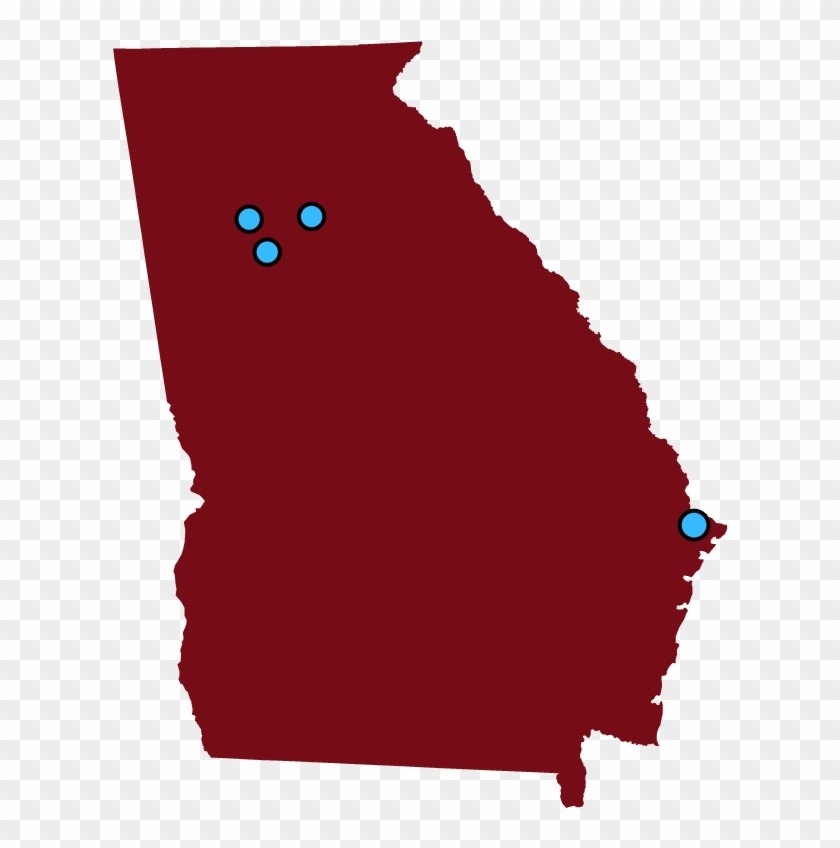 Planned Parenthood Locations - State Of Georgia Vector #278520