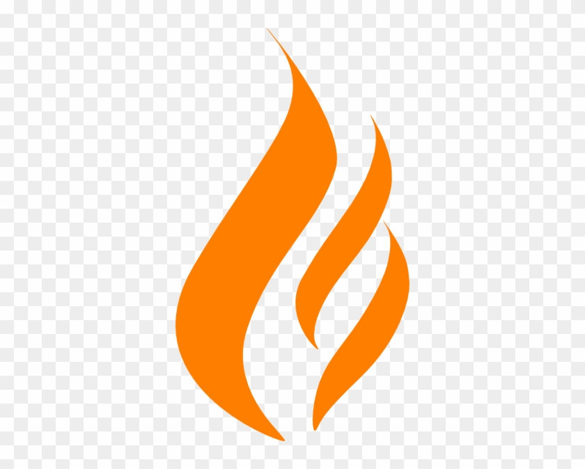 Orange Color Clip Art - Flame #278529