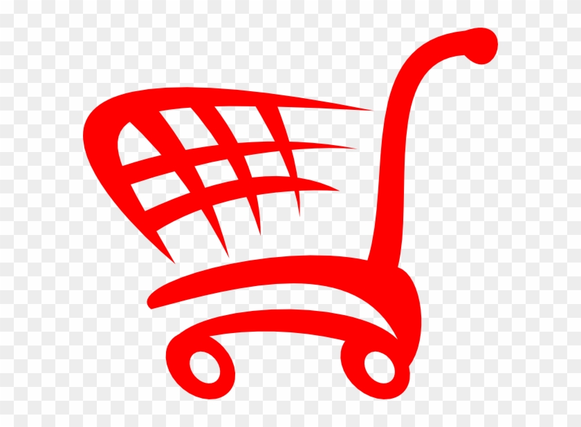 Shopping Cart Red Png #278572