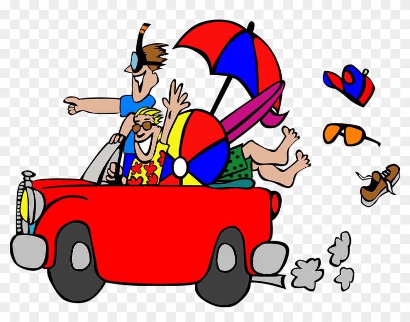 Friends Cartoon 1, Buy Clip Art - Viajar A La Playa #278675