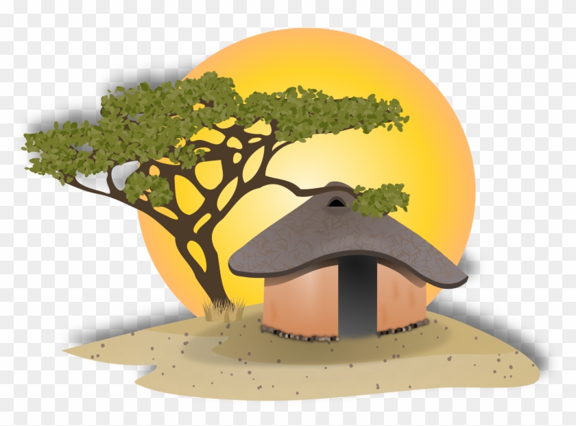 Home Vector 29, Buy Clip Art - African Hut Clipart #278686
