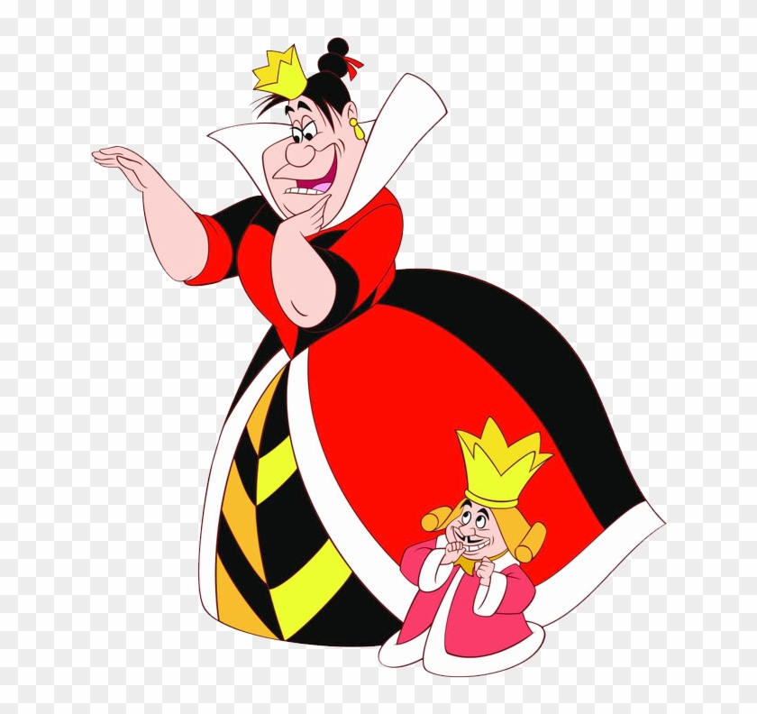 Queen King Of Hearts Clipart - Alice In Wonderland Queen Of Hearts #278709