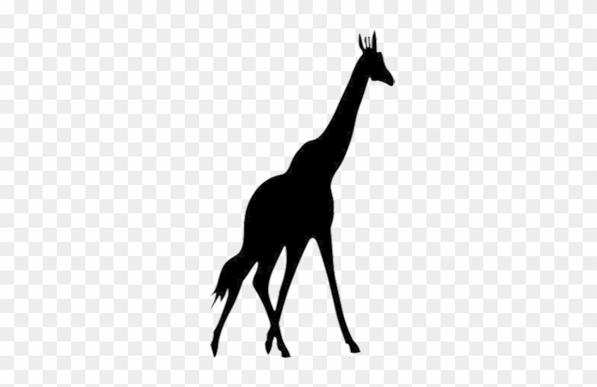 Giraffe Silhouette Clip Art - Silhouette Giraffe Png #278739
