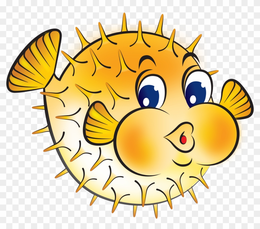 Pufferfish Clipart - Puffer Fish Clipart #278783