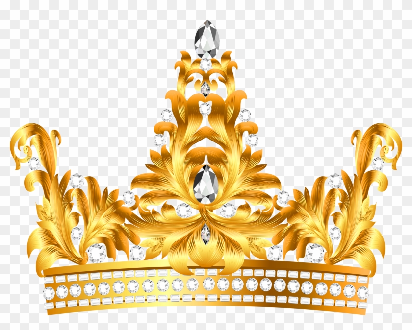 gold princess tiara