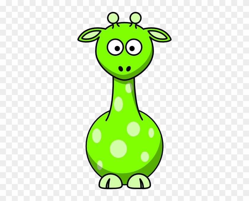 Lime Green Giraffe Clip Art - Cartoon Giraffe #278801