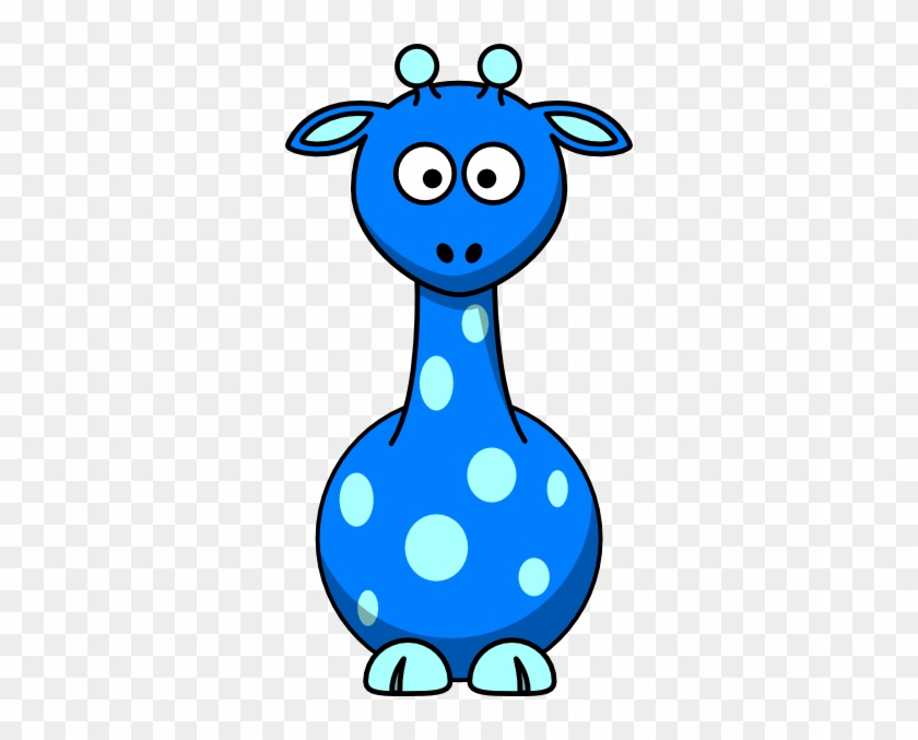 Blue Giraffe Clip Art At Clker - Giraffe Blue Clip Art #278802