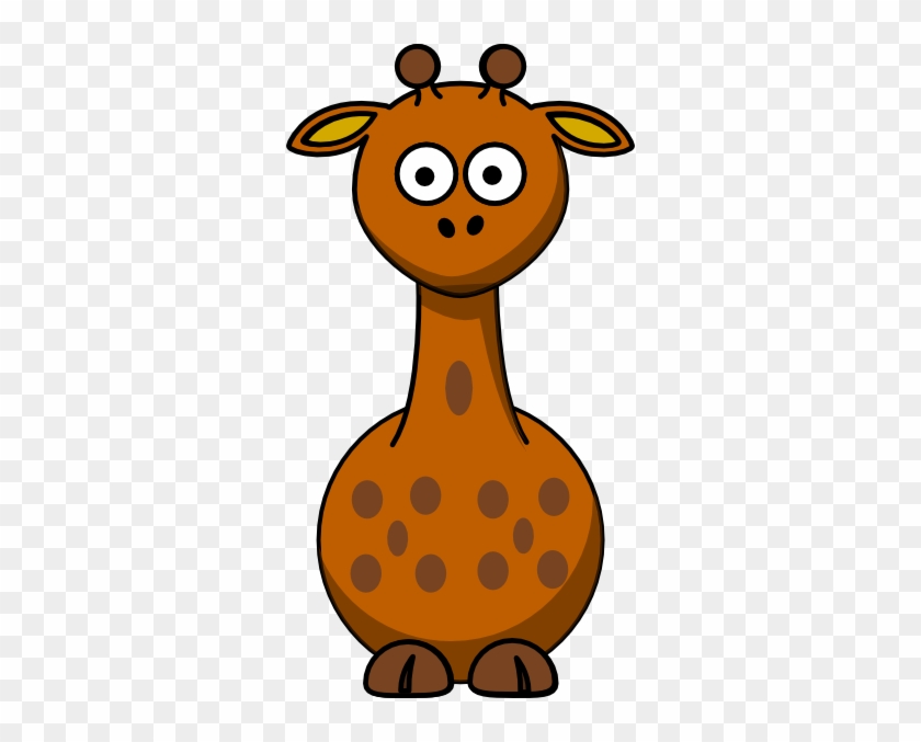 Giraffe Clipart Brown - Orange Giraffe Clipart #278804