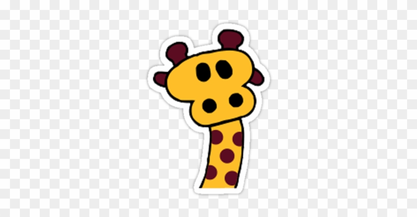 Cartoon Giraffe Face - Giraffe #278809