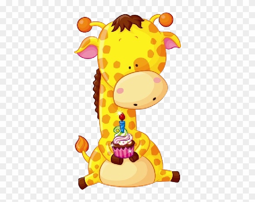 Funny Cartoon Giraffes Clip Art Images - Best Creation Sticker Wall Decor 16 Inch Bday Animls #278840