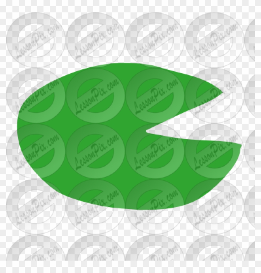 Lily Pad Clipart Lily Pad Stencil For Classroom Therapy - Clip Art #278855