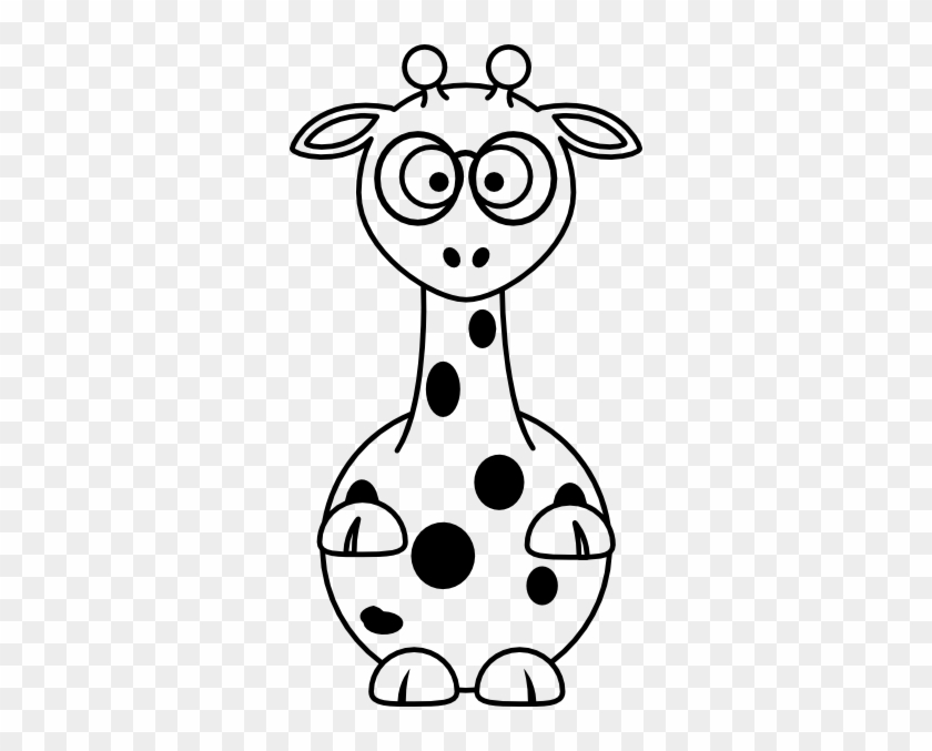 Giraffe Svg Clip Arts 318 X 597 Px - Cartoon Giraffe #278856