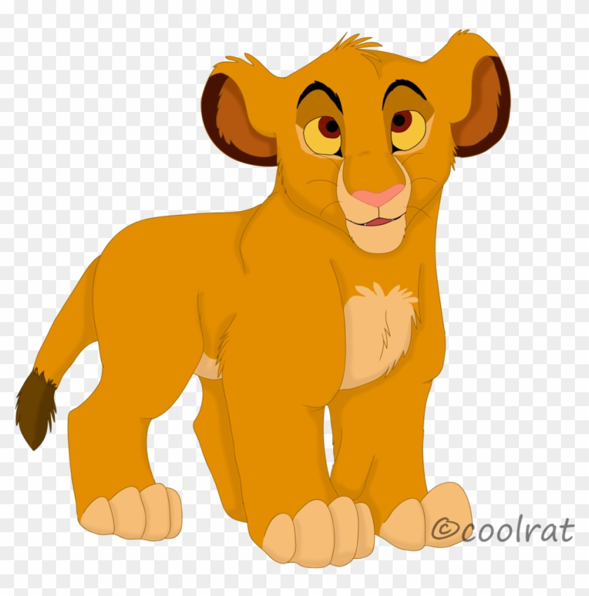 Baby Simba By Coolrat Baby Simba By Coolrat - Drawing Baby Lions Transparent #278935