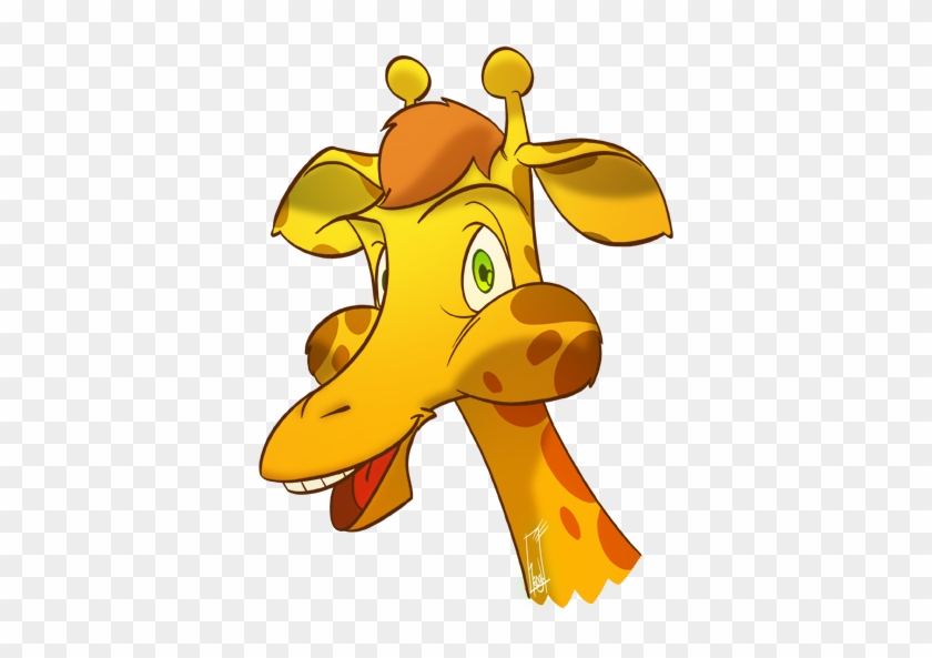 Giraffe By Tanglong - Gambar Kartun Zirafah Comel #278952