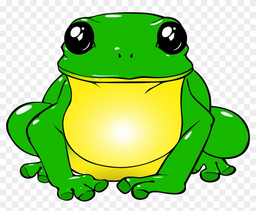 Frog On Lily Pad Clipart 2, Buy Clip Art - Dibujo De Sapo #278961