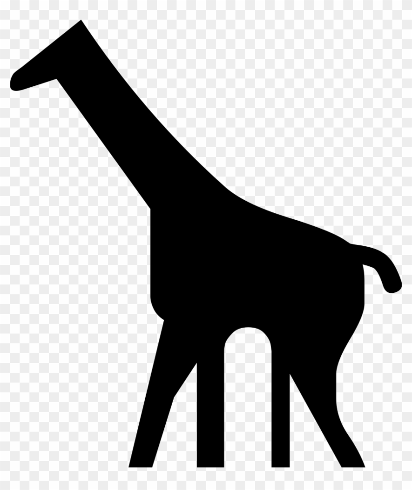 Giraffe Silhouette Comments - Iconos De Jirafa #278983
