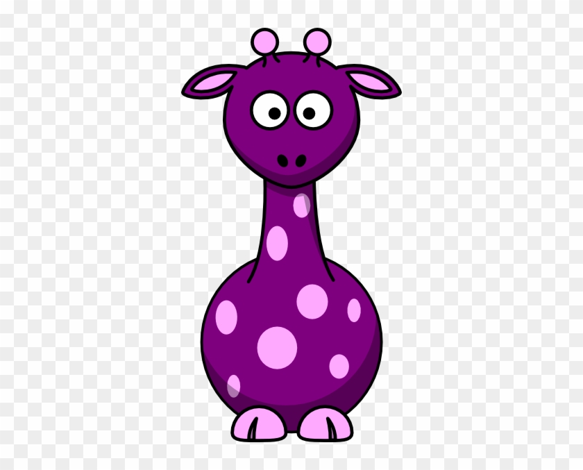 Purple Giraffe Clipart #279023