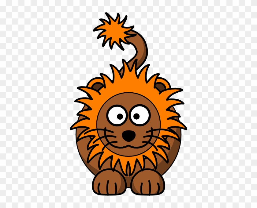 Cartoon Lion Brown #279024