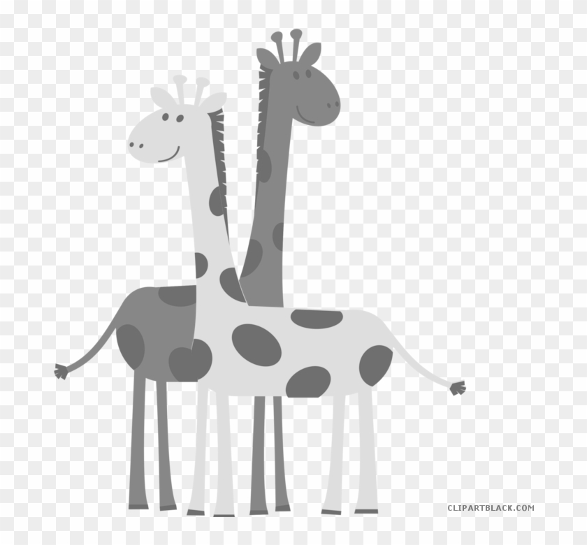 Giraffe Animal Free Black White Clipart Images Clipartblack - Green Giraffe #279025