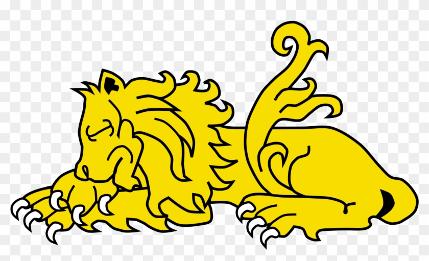 Cartoon Lion Clipart 19, - Coat Of Arms Lion #279032