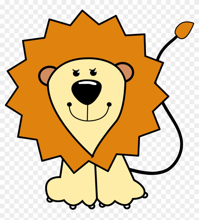 Baby Lions Cartoon Drawing Clip Art - Baby Lions Cartoon Drawing Clip Art #279056